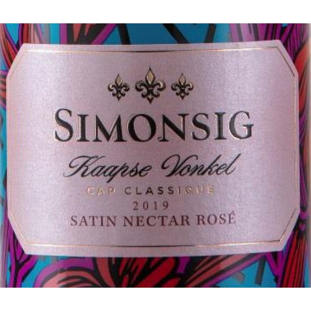 Simonsig Kaapse Vonkel Satin Nectar Rose  2022