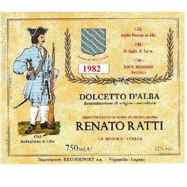 Renato Ratti Dolcetto d’Alba Colombe 1982