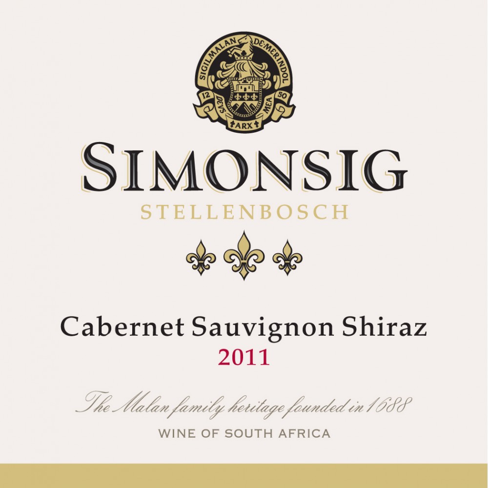 Simonsig Cabernet Sauvignon Shiraz 2020