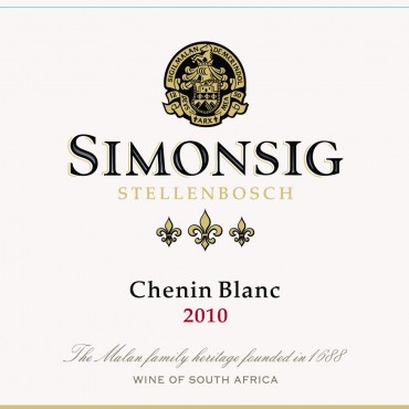 Simonsig Chenin Avec Chêne 2019