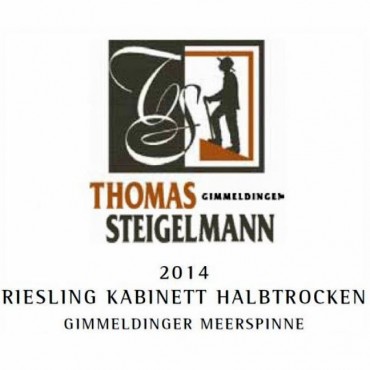 Steigelmann Gimmeldinger Meerspinne  Riesling Kabinett Halb-tr (semi-sweet) (pfalz) 2019